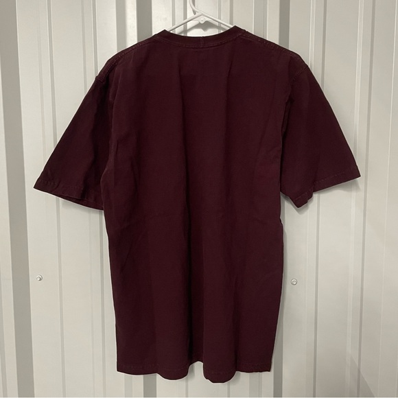 Carhartt K87PRT Loose Fit Heavyweight Burgundy Pocket T-Shirt // M - Picture 5 of 5